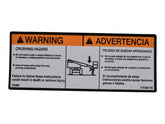1703947 Decal, Warning Crushing 1 (Dom2) | JLG